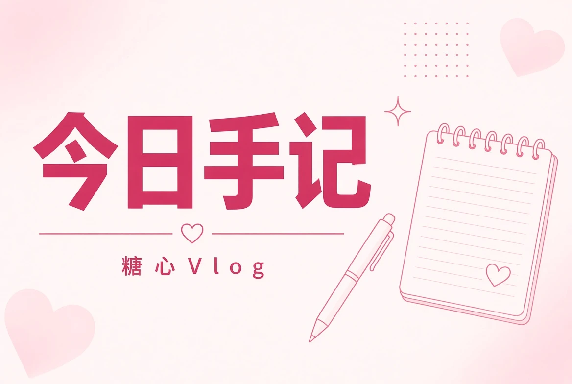 糖心Vlog今日便笺内容导览