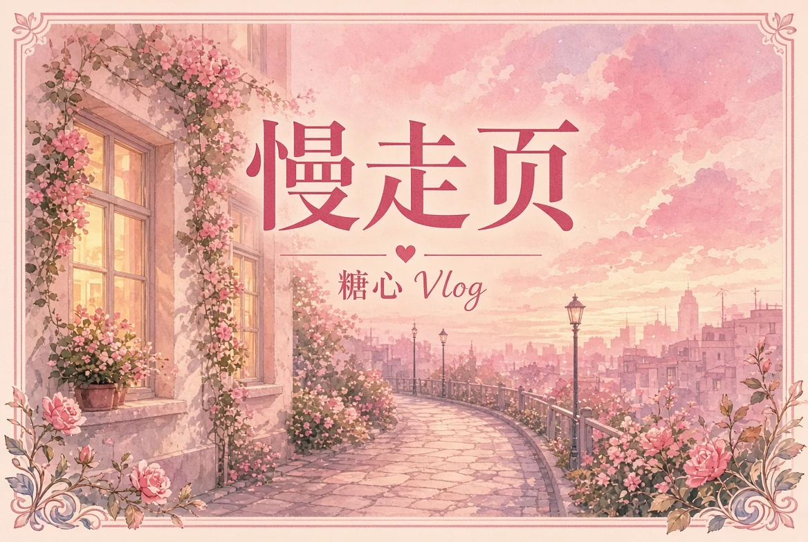 糖心Vlog慢走页内容导览